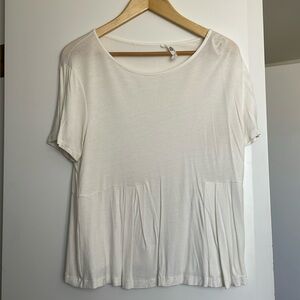 MNG Mango peplum top